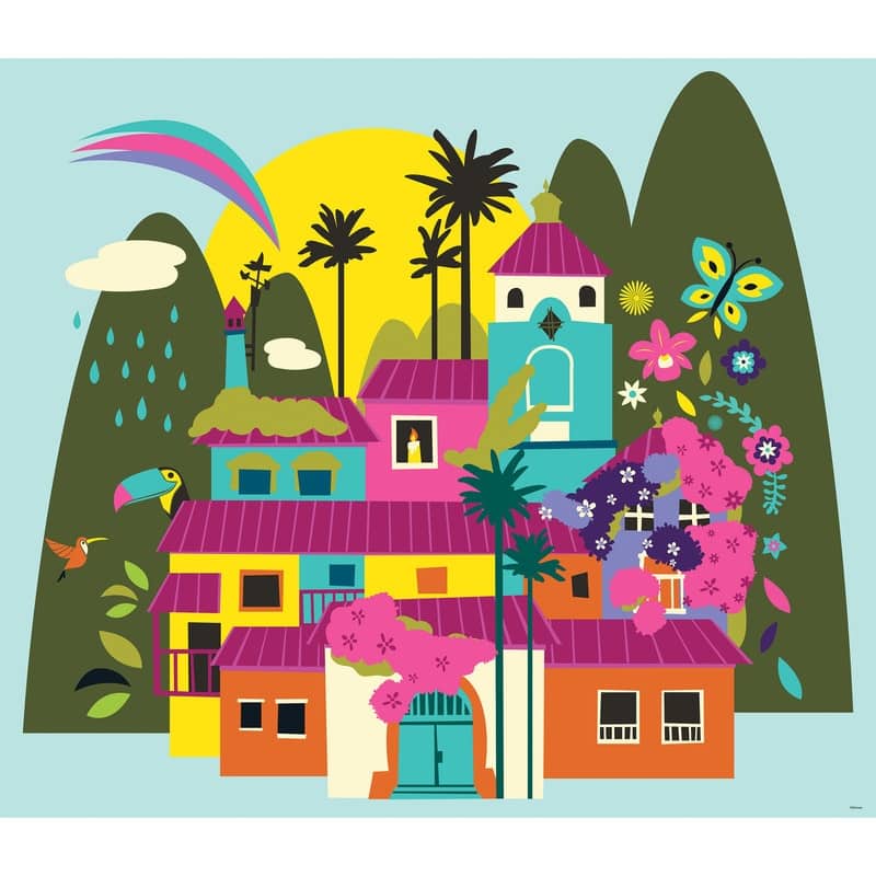 Encanto Casa Madrigal Tapestry by RoomMates