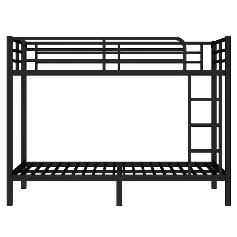 Metal Twin XL Over Twin XL Bunk Bed for Teens and Adults,Space-Saving