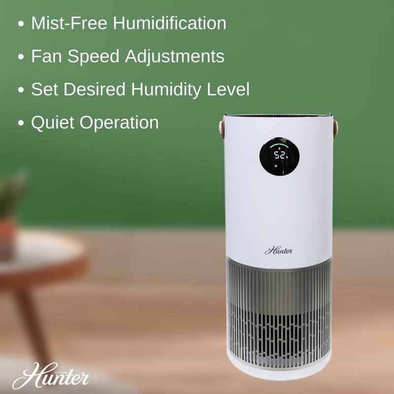 Hunter HPH625 2-in-1 Air Purifier & Humidifier - Black