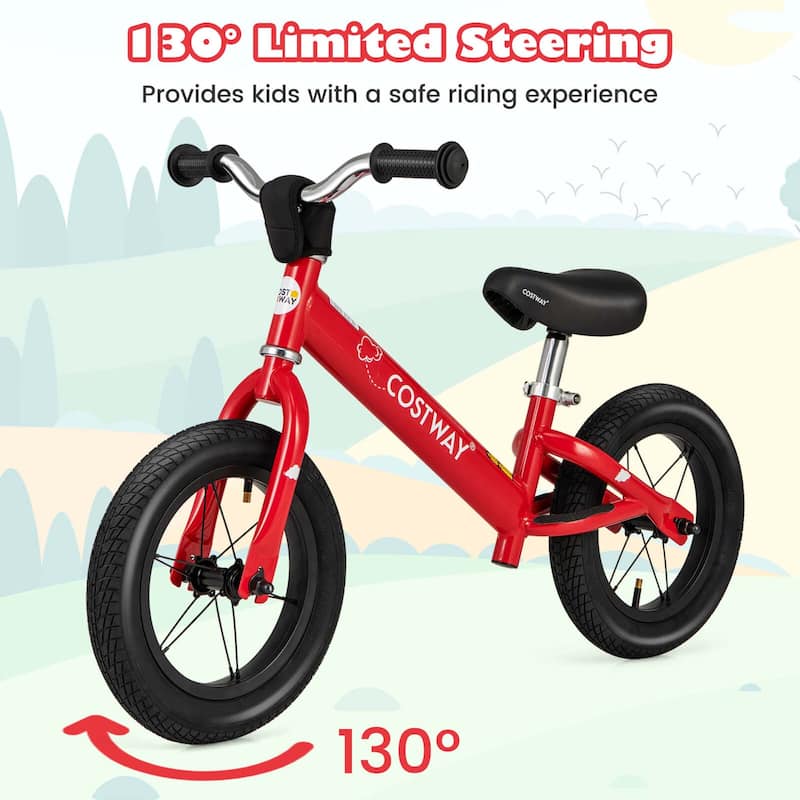 Costway 12 Inch Toddler Balance Bike No Pedal Training Bicycle with - See Details