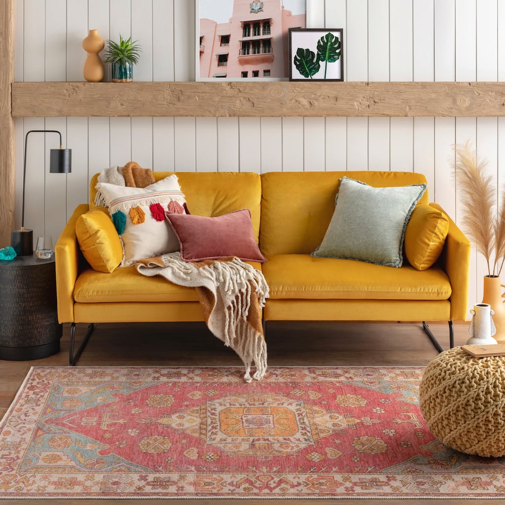 Mr. Kate Stella Persian Medallion Washable Area Rug