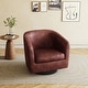 preview thumbnail 88 of 143, Modern 360°Swivel Accent Chairs Barrel Armchairs