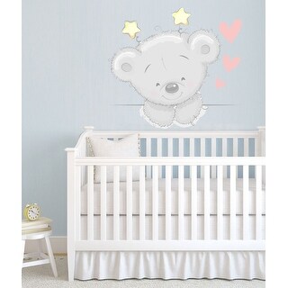 teddy bear wall stickers baby nursery