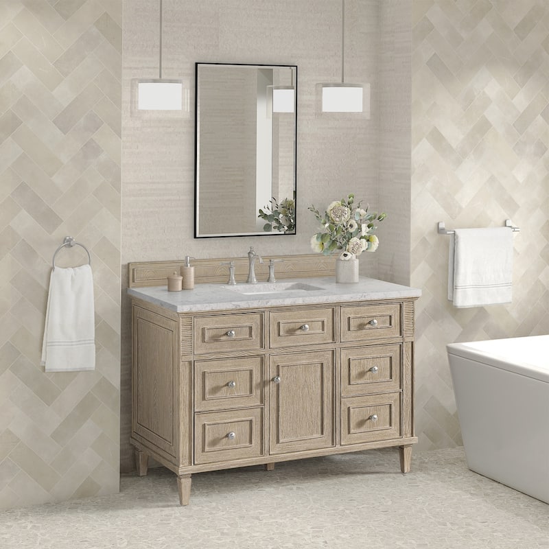 James Martin Vanities 424-V48-3EJP Lorelai 48" Single Basin Wood