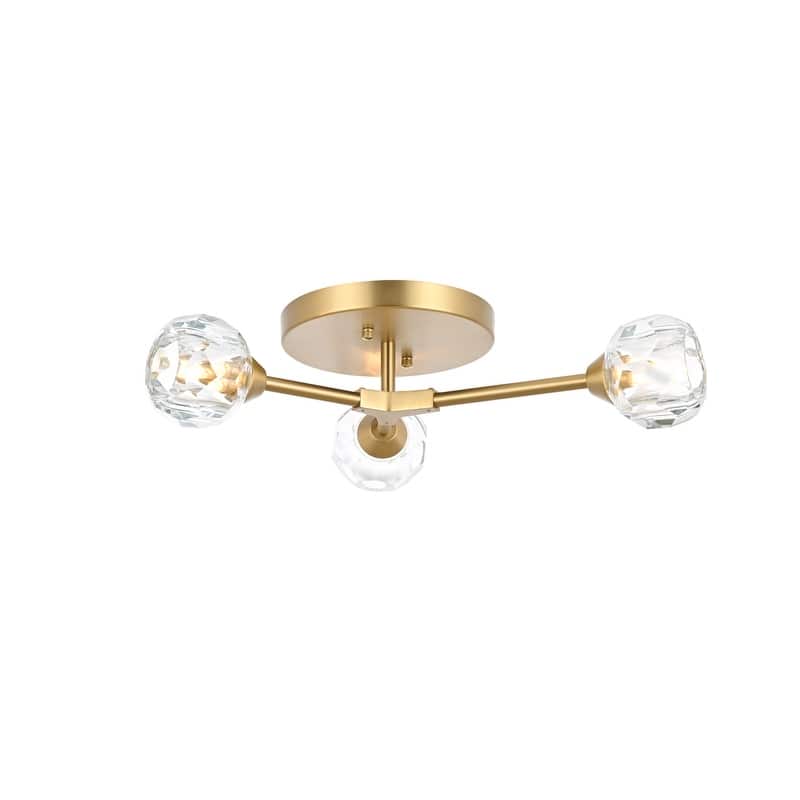 Indigo Home 3 Light Flush Mount - N/A