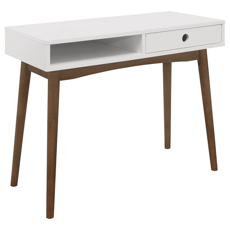 Bradenton 39-inch 1-Drawer Wood Writing Desk White - White