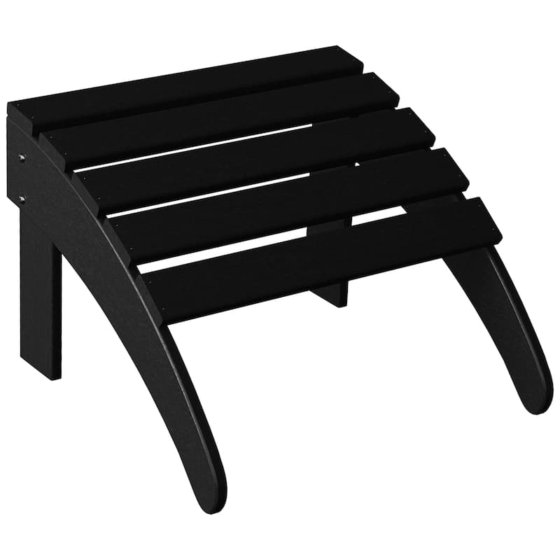 Polytrends Laguna Hdpe All Weather Outdoor Patio Foldable Ottoman