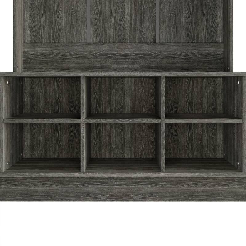 CraftPorch Modern and Contemporary Hall Tree with Storage