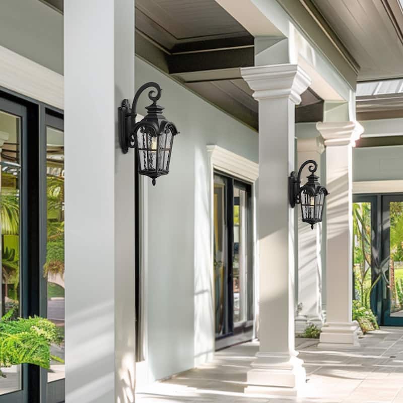 Outdoor Wall Sconce, Empire Wall Light - 9" x 13.1" x 24.9"