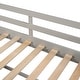 preview thumbnail 16 of 17, Twin size Loft Bed with Two Shelves and Two drawers, Antique Grey