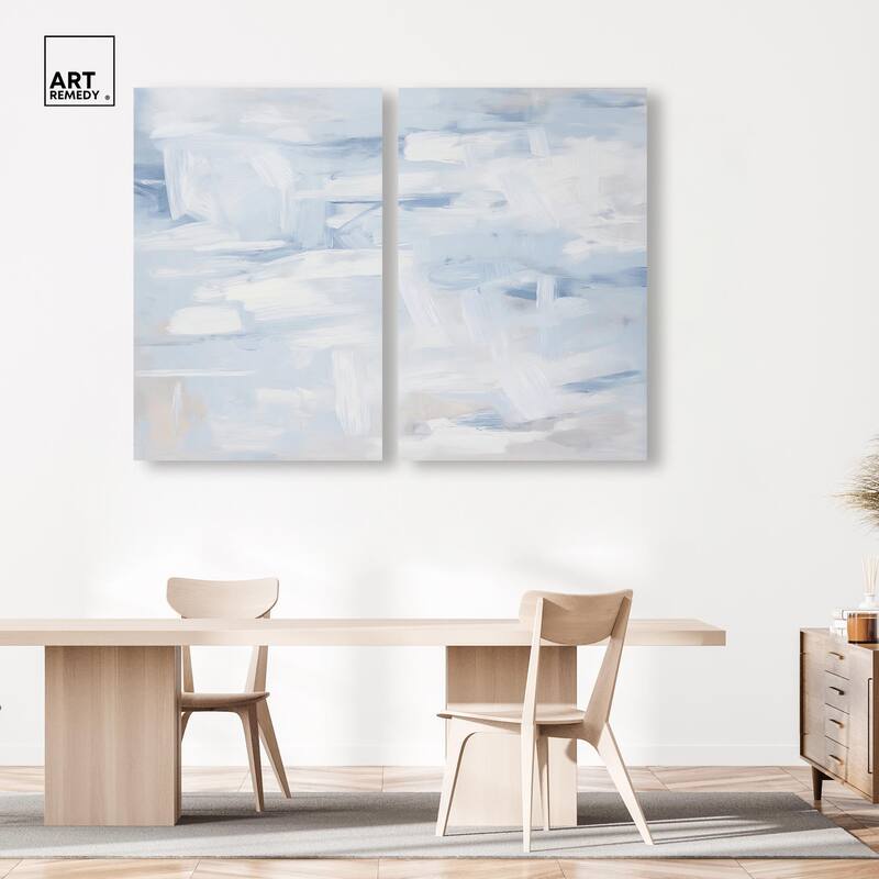 Frozen in Time II Canvas Set of 2 by Art Remedy, Gallery Wrapped