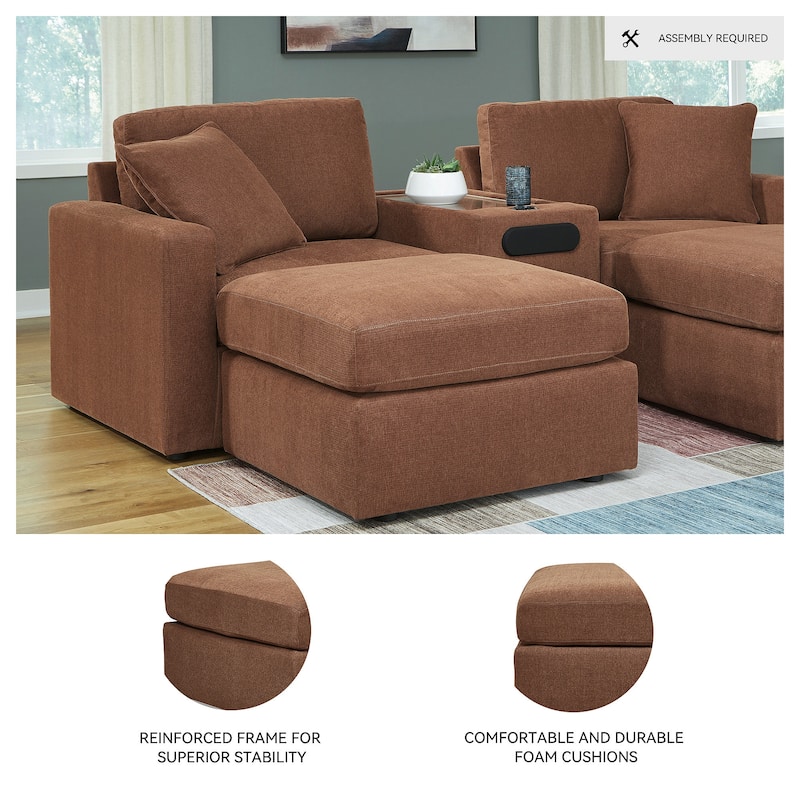 Signature Design by Ashley Modmax Brown Accent Ottoman