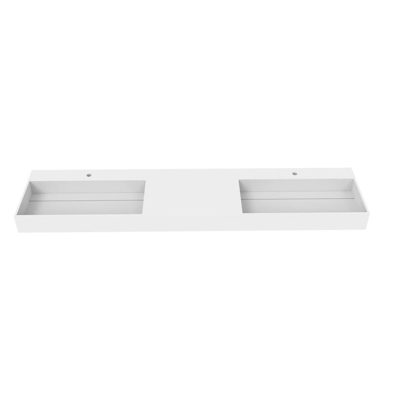 Juniper Stone Solid Surface Wall-mounted Vessel Sink