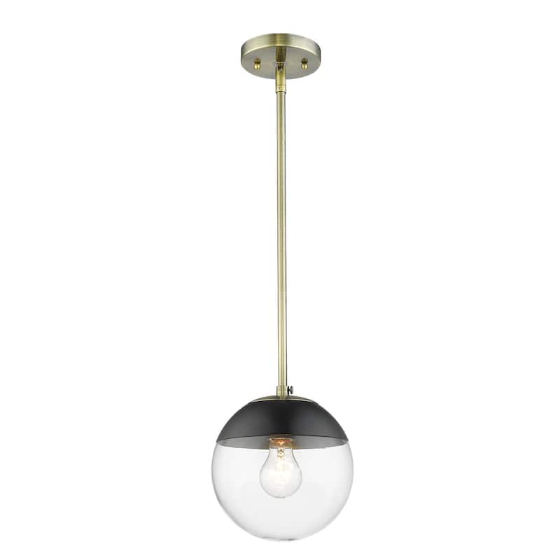 Golden Lighting Dixon Single Light 8" Wide Mini Pendant