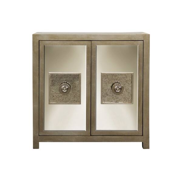 Shop Harp And Finial Hff2304 Andes 40 Wide Wood Accent Cabinet