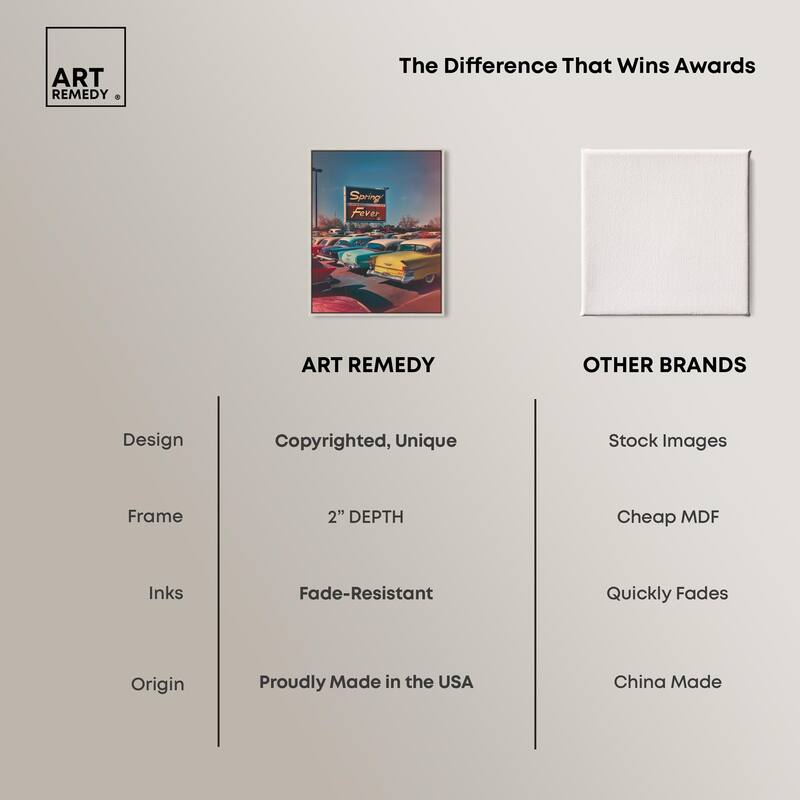 Spring Drive By Canvas by Art Remedy
