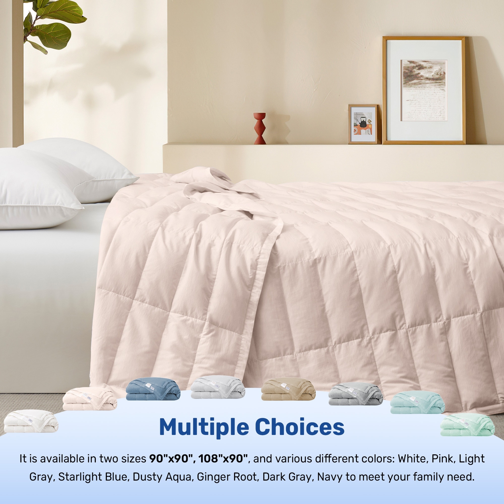 Lightweight Cooling Tencel White Down Blanket Oversize Satin Trim Design Cool Touch Comforter Bed Bath Beyond 32501353
