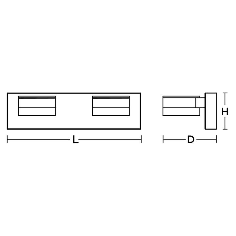 AFX EMAV1604LAJUD Emma 2 Light 16" Wide Vanity Light