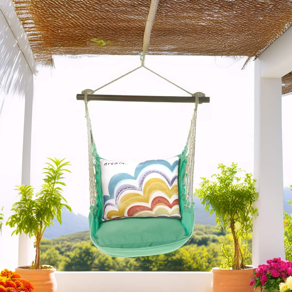 Magnolia Casual Swing Set 4 piece - Seafoam Green Solid w/ Dream