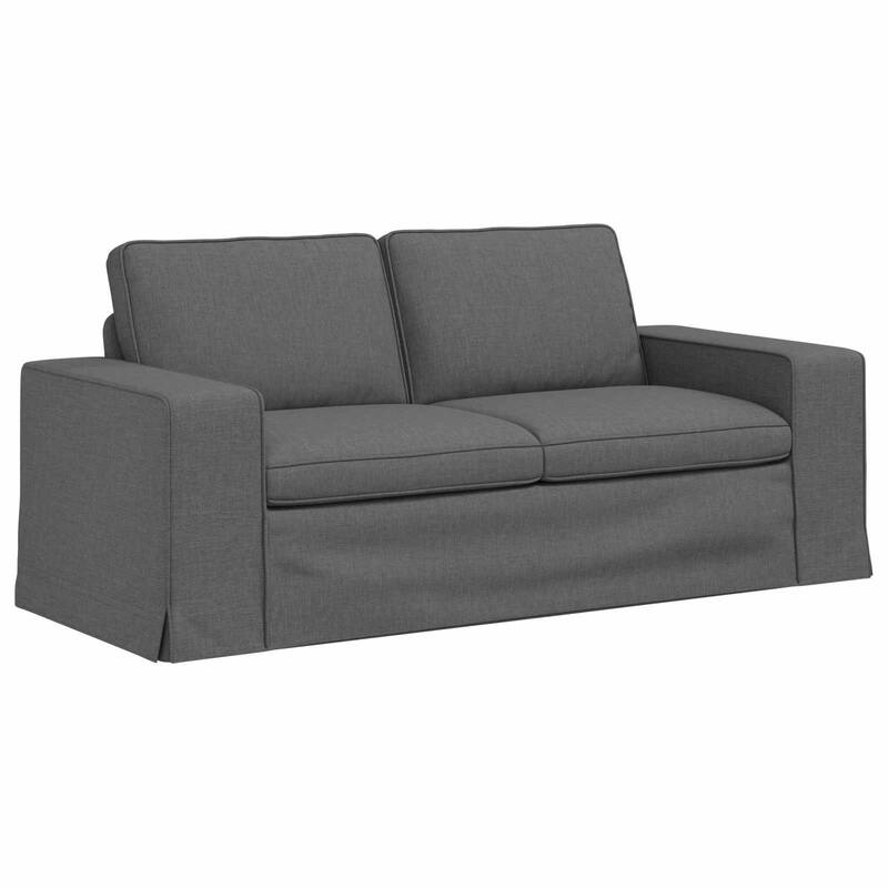 vidaXL Sofa Dark Grey in Fabric