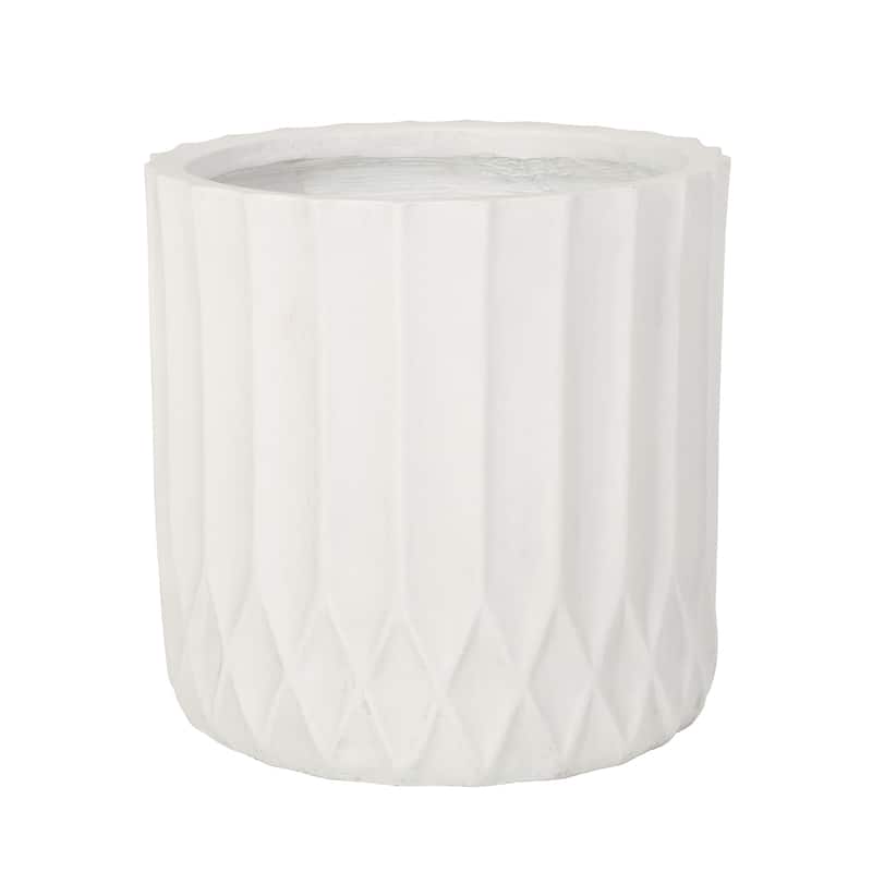 Evans Outdoor Cast Stone Outdoor Planter by Christopher Knight Home