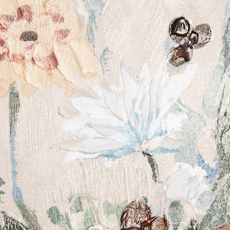 Farmhouse Flowers II (40 x 50) Canvas Art Print
