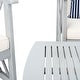 preview thumbnail 71 of 117, SAFAVIEH Fontana 4-piece Acacia Solid Wood Outdoor Conversation Patio Set