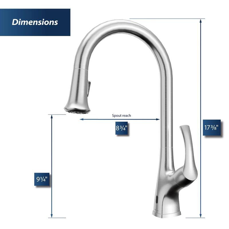 Karran USA KKF375 Chantilly 1.8 GPM Single Hole Kitchen Faucet