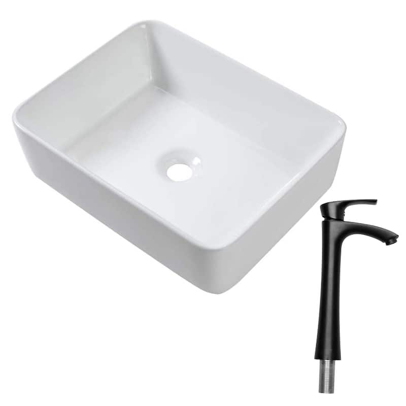 19"x15" Bathroom Vessel Sink - 19inch×15inch