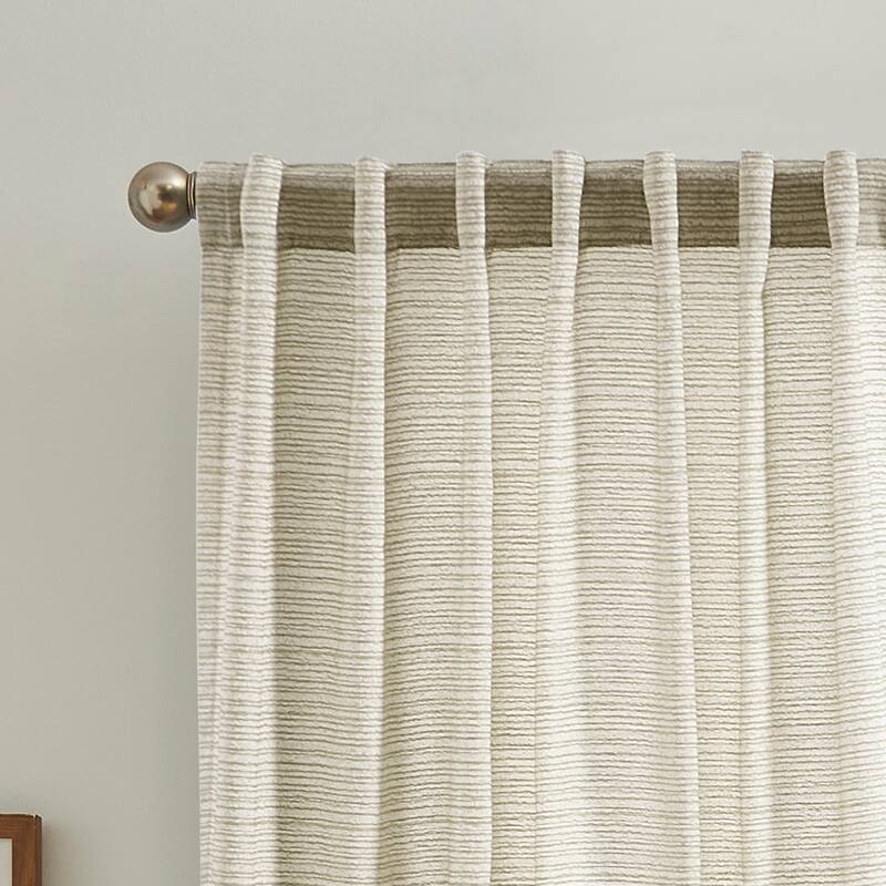 DKNY Bazinet Backtab Curtain Panel Pair