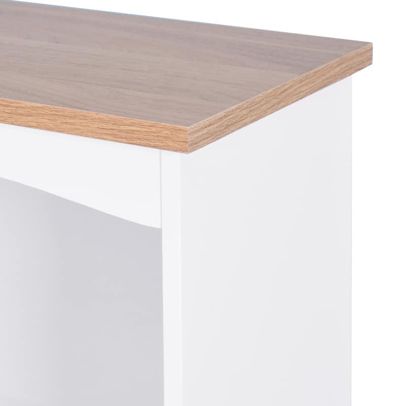 23.62" W Wooden Kitchen Pantry Cabinet with Drawers,Doors and Adjustable Shelves