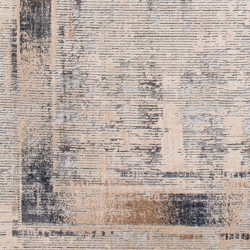 Marjan Distressed Border Area Rug - 2'7" x 7'3" Runner