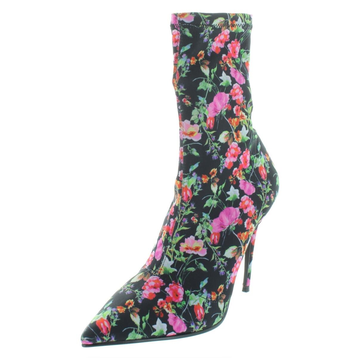 steve madden floral boots