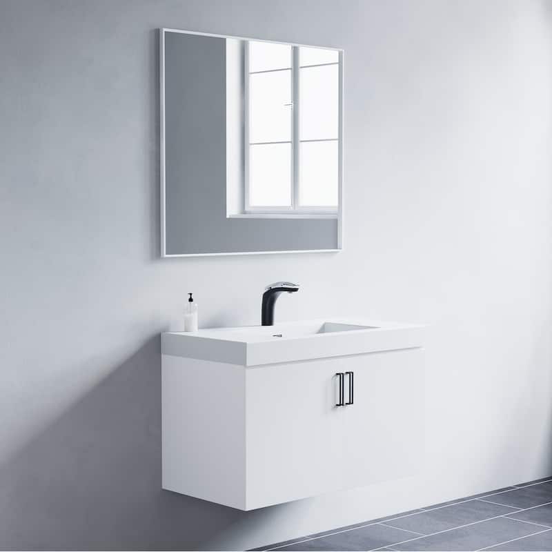 Catton Mirror - Rectangle 32" High