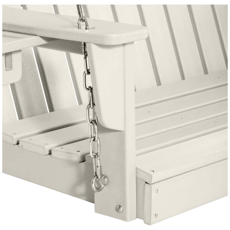 Hanniford Poly Adirondack 50 Inch Porch Swing