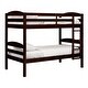 preview thumbnail 91 of 92, Walker Edison Solid Wood Convertible Twin-over-Twin Bunk Bed