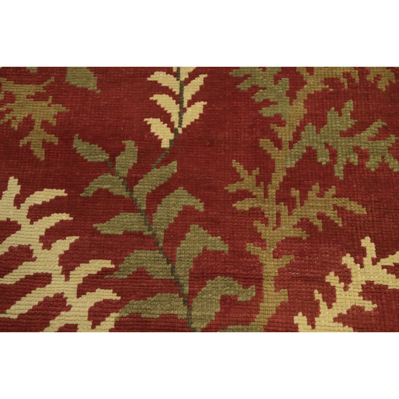 Handmade Floral Indian Area Rug 5x9 - 8' 10'' X 5' 5''