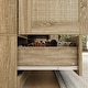 preview thumbnail 35 of 72, Rattan-Accented Wardrobe - Spacious Clothing Organizer with Style