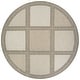 preview thumbnail 33 of 37, Dream Decor Rugs Pergola Checkers Indoor Outdoor Area Rug