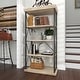 preview thumbnail 12 of 74, Brown Wood 3 Shelves Shelving Unit - 48 x 17 x 34