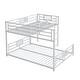 preview thumbnail 21 of 24, L-shaped Metal Twin over Full Size Bunk Bed