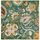 preview thumbnail 10 of 48, SAFAVIEH Monaco Sanny Boho Rug 6'7" Square - Green/Sage - Square
