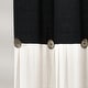 preview thumbnail 51 of 61, Lush Decor Two-tone Linen Button Shower Curtain