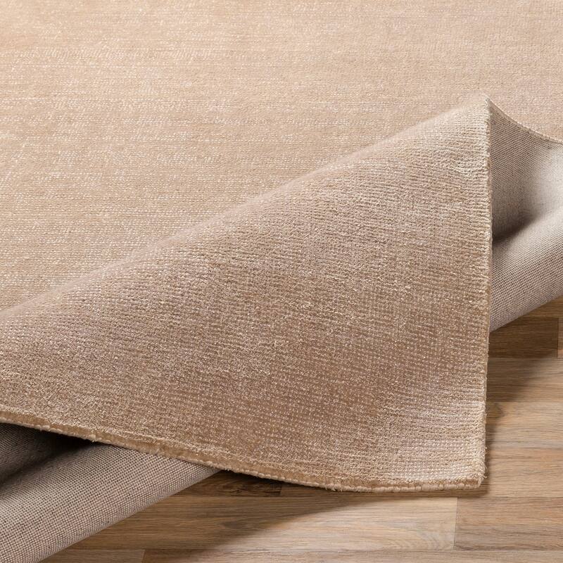 Alise Handmade Nylon Solid Area Rug
