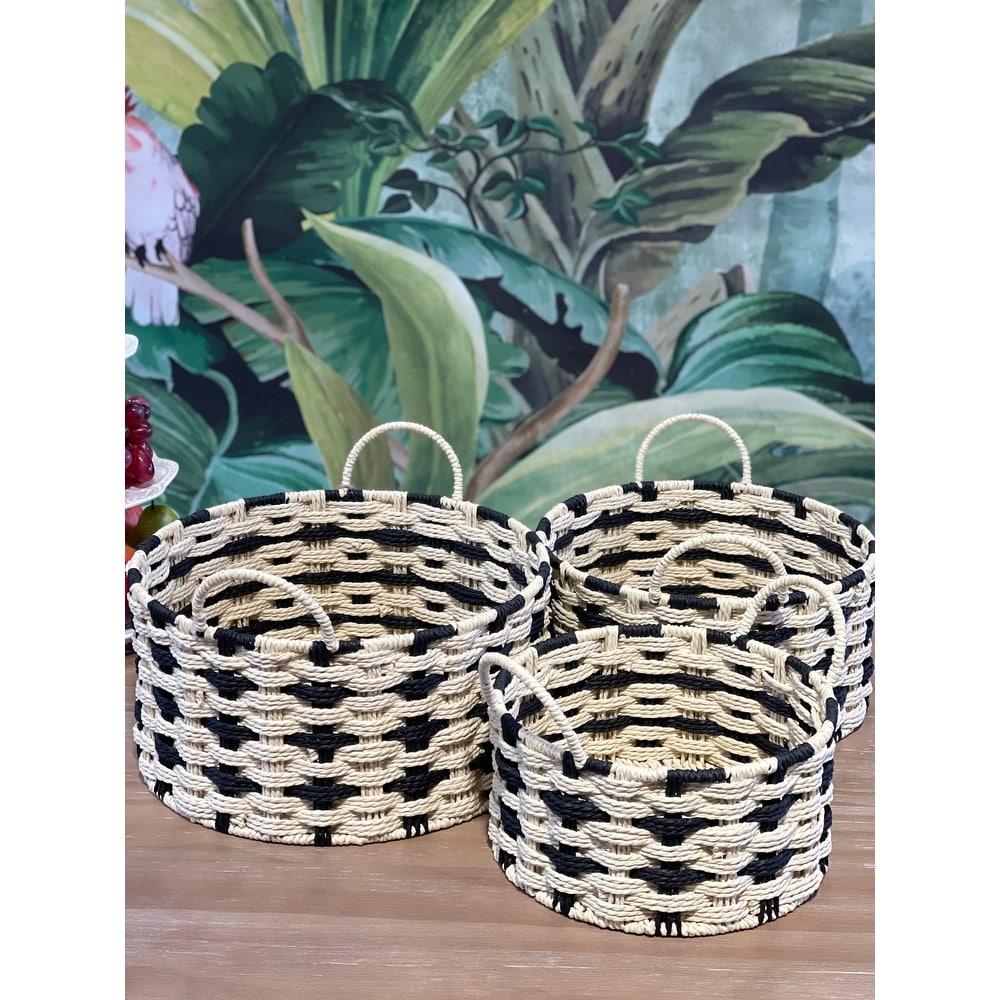 Farmlyn Creek Seagrass Storage Basket for Bathroom Paper Holder (15 x
