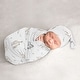preview thumbnail 1 of 4, Sweet Jojo Designs Jungle Safari Animal Boy Girl Gender Neutral Unisex Baby Cocoon and Beanie Hat Sleep Sack 2p Elephant Giraffe