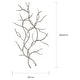 preview thumbnail 3 of 1, Uttermost Silvertone Iron Branches Wall Art (Set of 2)