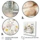 preview thumbnail 3 of 5, Designart 'Baby Bunny In Crib With Flowers I' Animals Canvas Wall Art