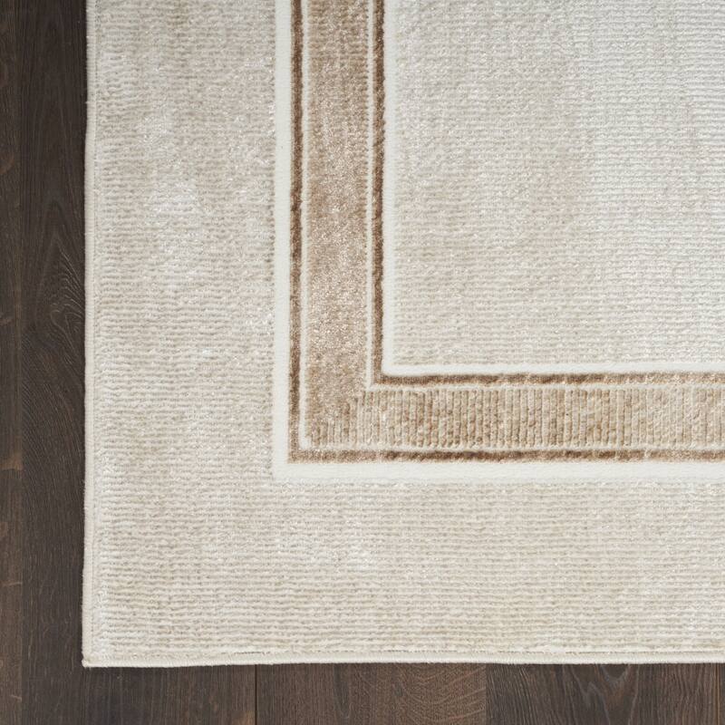 Power Loomed Geometric Non Skid Stain Resistant Area Rug - 144' X '108' X '0.39