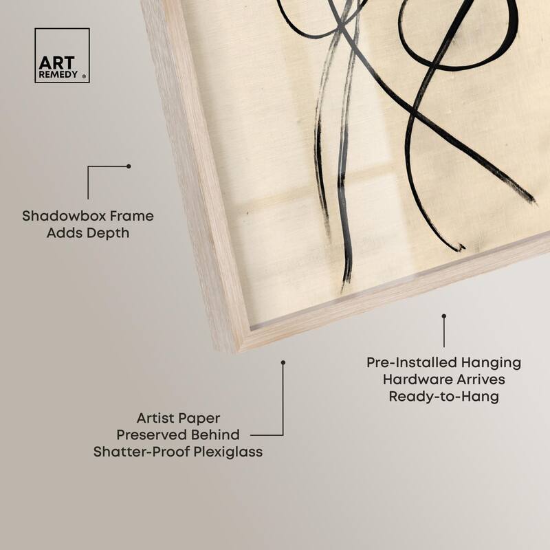 Florals in the Minimal II Shadowbox by Art Remedy